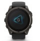 fēnix 8 – 51 mm -Solar -Sapphire - Carbon grey DLC titanium with Black/pebble grey silicone band - 010-02907-11 - Garmin